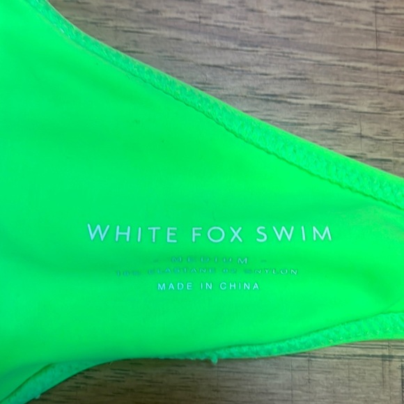 White Fox Woman’s Neon Strapless Bikini Size M - Picture 3 of 3